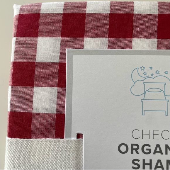 Pottery Barn Kids Red Check Sham, Standard Size, NEW - Picture 3 of 6